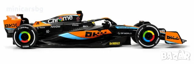 McLaren MCL60 F1 Ландо Норис 1:24 – метален модел, снимка 5 - Колекции - 55632609