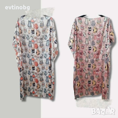 Красива плажна туника на котенца, снимка 4 - Туники - 54132809