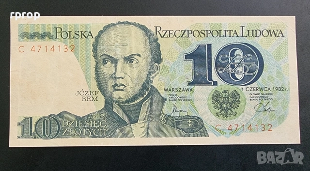 Полша.
10 злоти.
1982 година.