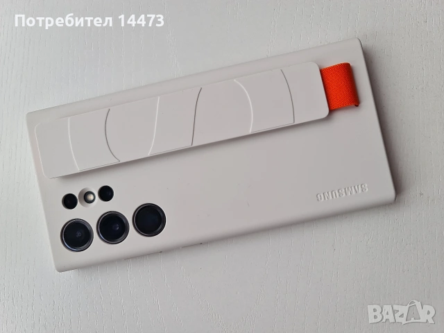 оригинален силиконов кейс с каишка Samsung Galaxy S23 Ultra Silicone Grip Case, снимка 7 - Калъфи, кейсове - 55164435