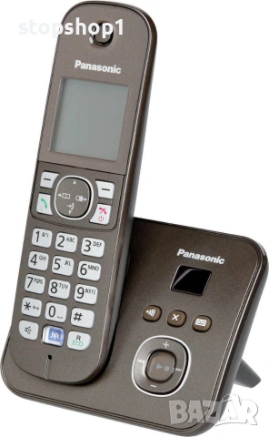 Panasonic KX-TG6821 Безжичен Телефон Кафяв