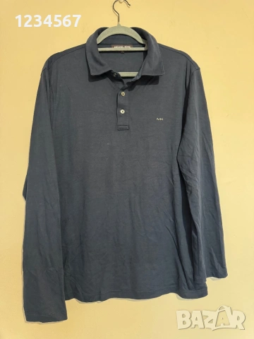 Michael Kors embroidered-logo polo shirt.