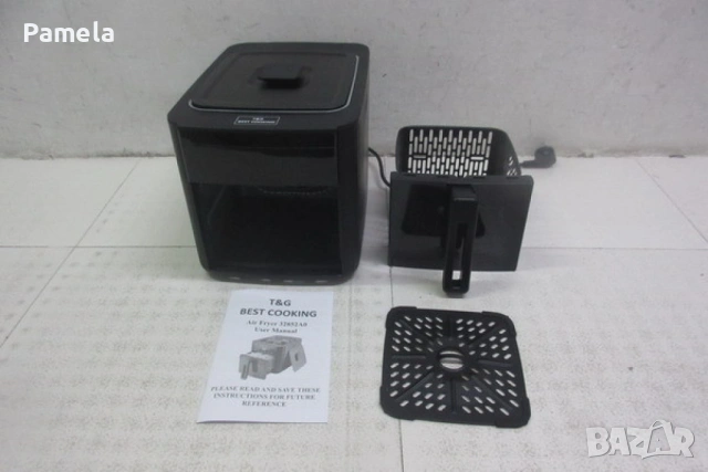 Air Fryer 32852A Две в 1/ 4.3L + top grill - 1500W (NEW)., снимка 3 - Други - 55137664