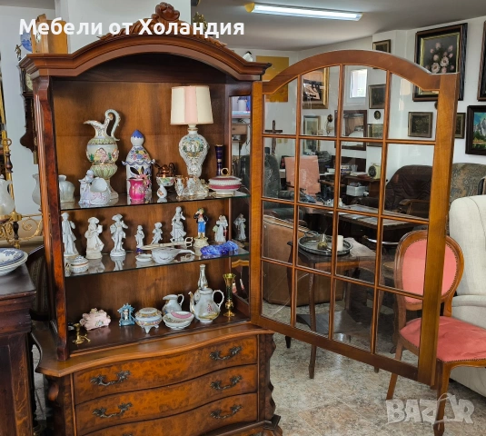 Барокова витрина с чекмеджета, снимка 9 - Шкафове - 54133661