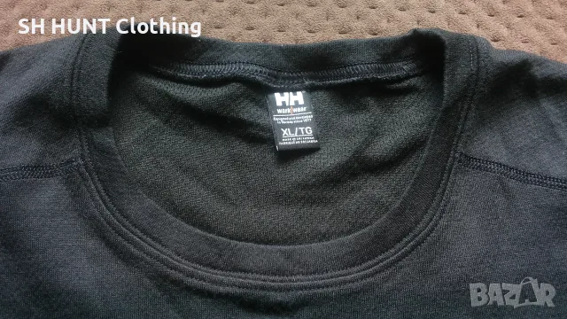 HELLY HANSEN Work Wear Thermo 57% Merino Wool размер L работна термо блуза W4-768, снимка 8 - Блузи - 55680794
