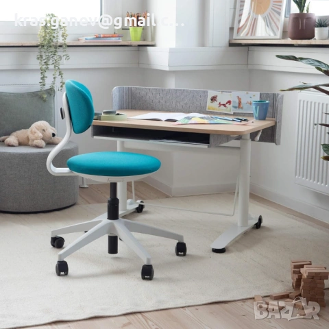 Детско бюро Ergotopia с регулируема височина – ергономично, растящо, снимка 2 - Бюра - 54007504