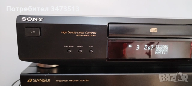 SONY CDP-XE 220, снимка 3 - Ресийвъри, усилватели, смесителни пултове - 55151100