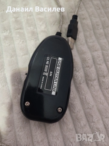 USB Guitar Link Cable – USB интерфейс за китара към компютър, снимка 5 - Друга електроника - 54529781