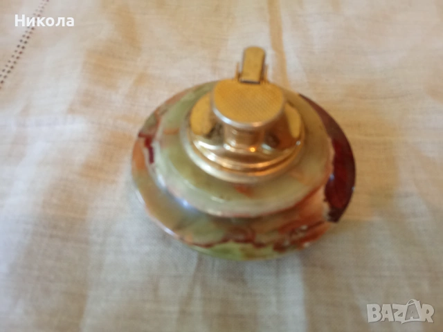 Стара запалка Оникс, снимка 3 - Антикварни и старинни предмети - 54592915