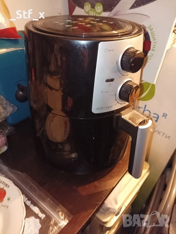AIR FRIER DELIMANO работи перфектно почти не е използвано 