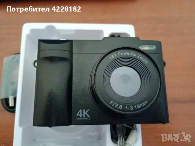 Digital Camera 4K mega pixel 16x zoom power, снимка 6 - Камери - 55408615