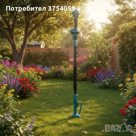 Комплект 3 в 1 от акумулаторна лозарска ножица, акумулаторен мини верижен трион и телескопичен прът, снимка 5 - Моторни триони/резачки - 55184477