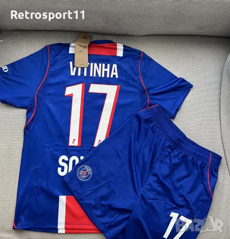 ПСЖ Vitinha #17 | Цял Футболен Екип PSG 26/27 | Размер L | , снимка 8 - Футбол - 55592142