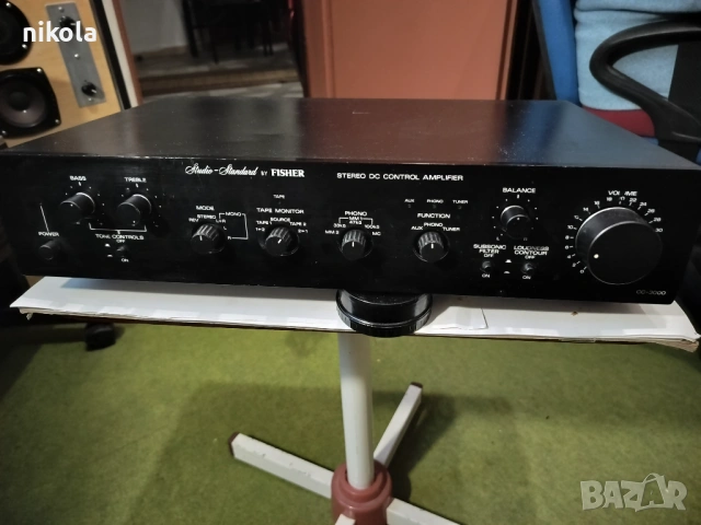 Предусилвател FISHER CC-3000 перфектен  350лв
