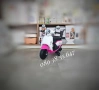 ТОП ЦЕНА!НОВО!Детски акумулаторен мотор Honda PINK с 12V батерия,предни светлини, снимка 1