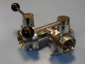кран спирателен ръчен неръждаем Acta Laval T-port diver valve AISI 304, снимка 1