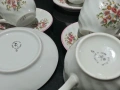 Стар български порцелан чаши за кафе и захарница , снимка 4