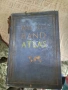 Голям антикварен немски атлас "Andrees Handatlas" (1937 г.), снимка 1