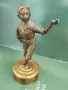 Стара бронзова фигура малка скулптора, снимка 5