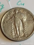 Сребърна монета 25 цента 1923г. Америка рядка за КОЛЕКЦИЯ 67890, снимка 6