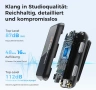 NearStream AW-AWM20T Безжична микрофонна система Lavalier 2TX 1RX 2.4GHz USB C микрофон за камера, снимка 10