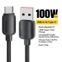 НОВ Кабел Essager 100W / 7A USB-A към Type-C – Бързо зареждане & Усилване с 6 Ядра, снимка 1