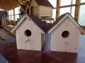 Дървена къща за птици , къща за птички от дърво , къщичка за птици, снимка 5