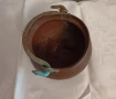 Старинно медно бакърче /менче, снимка 7
