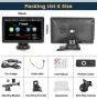 Portable Car Player A3581 7 инча с камера за заден ход нов, снимка 3