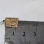 Златна висулка(буква П) 0.14гр., снимка 3