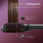 Четка преса за коса TYMO Flat Iron Hair Straightener Brush 2 in 1 200M Ions Ceramic Black, снимка 6