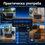 Точен дигитален електронен термометър часовник и влагомер за кола със сонда автомобил точен малък, снимка 3