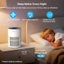 HEPA пречиствател за въздух тих Sleep Mode бял, снимка 5