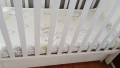 Детско дървено легълце с вградена люлка и матрачето ARBOR BABY, снимка 14