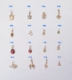 Златни медальони с котки, мечета, костенурки, ангелчета, снимка 5