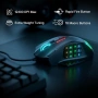 Геймърска мишка Redragon M908 Impact RGB LED MMO с 12 странични бутона, оптична, снимка 2