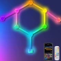 Умни LED стенни осветителни тела за гейминг, RGBIC LED светлинни ленти 3D, снимка 1