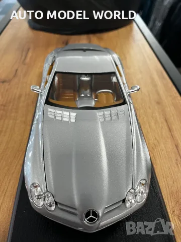 Колекционерки модел метална количка DAIMLER MERCEDES SLR VISION 1:18 95.84 лв. / 49 €, снимка 7 - Колекции - 55507607