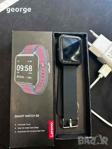 Смарт часовник Lenovo S2 Smart Watch Black, снимка 2 - Смарт часовници - 55378432