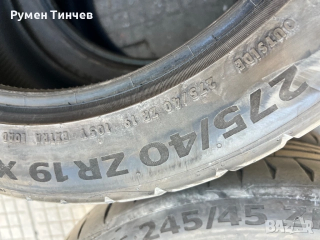Летни гуми 2бр 275-40-19 и 2бр 245-45-19, снимка 4 - Гуми и джанти - 54149454