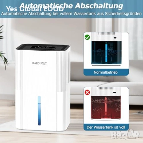 Влагоуловител 2800ml с таймер, размразяване и LED, снимка 6 - Други - 55017053
