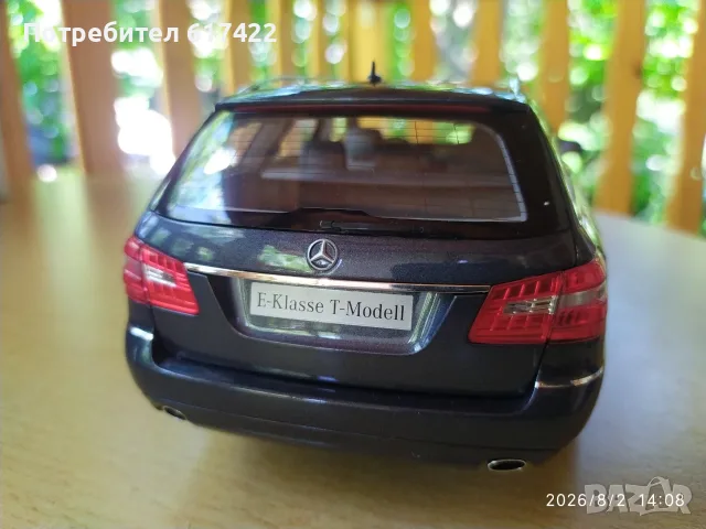 1:18 Метален модел на Mercedes S212 E-Klasse T-Modell / Tenorit Grau / 2009- Minichamps, снимка 12 - Колекции - 55531511