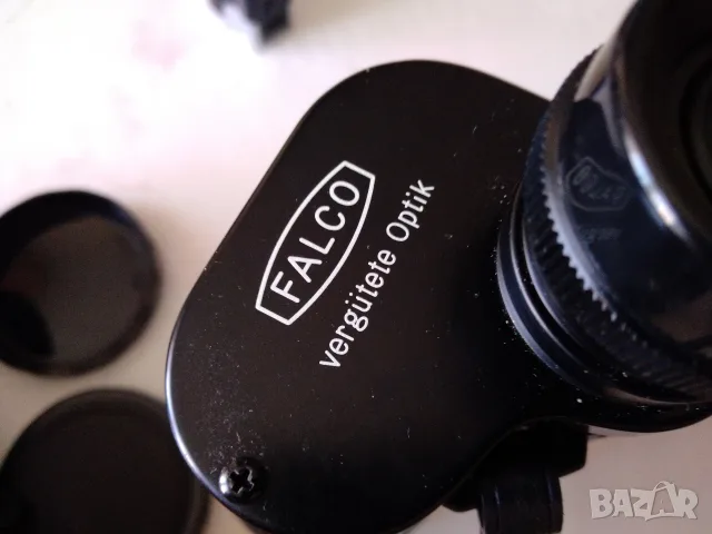 Немски бинокъл FALCO 12X50, снимка 4 - Екипировка - 55510333