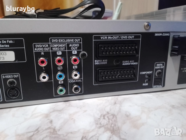 LG DVS7720 DVD+VCR /ЛГ ДВД+Видео, снимка 7 - Плейъри, домашно кино, прожектори - 54445284