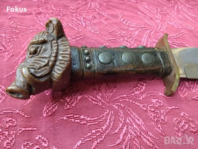 Български нож 1300 години България - глиган, снимка 2 - Антикварни и старинни предмети - 55353758