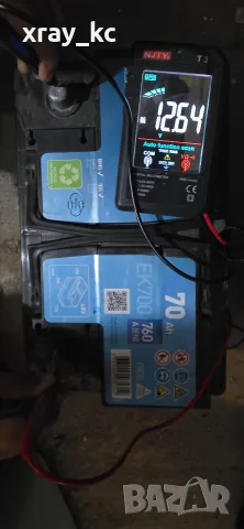 Акумулатор Exide Start-Stop AGM 70Ah 760A (R+) – отличен, тестван, снимка 3 - Аксесоари и консумативи - 55681466