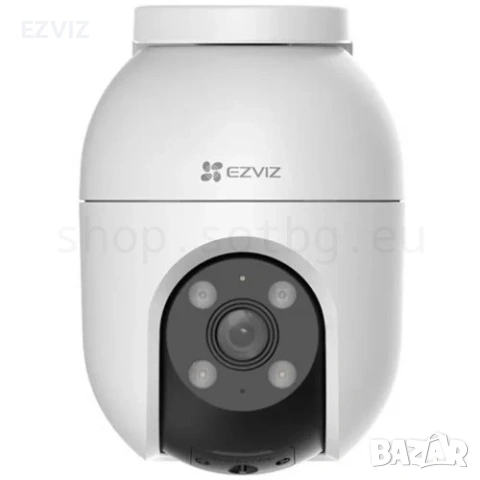 EZVIZ 8.0 Мегапиксела Wi-Fi, управляема камера с двупосочно аудио и цветно нощно виждане, снимка 2 - HD камери - 55026649