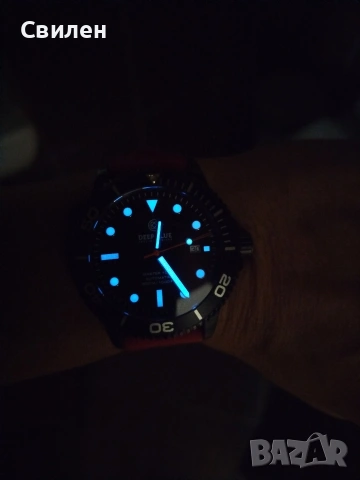 Deep Blue Master 1000 automatic diver all black , снимка 6 - Мъжки - 55201015