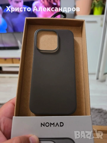 Нов оригинален кейс Nomad Super Slim за iPhone 15 Pro (6.1") – Тънък матов гръб #75, снимка 3 - Калъфи, кейсове - 54635739