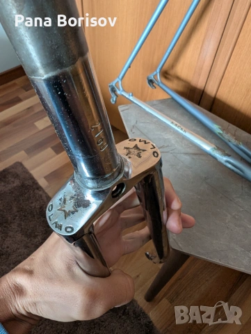 Ретро Шосеен Frameset/Рамка Olmo Comtetetion, снимка 9 - Части за велосипеди - 55257656